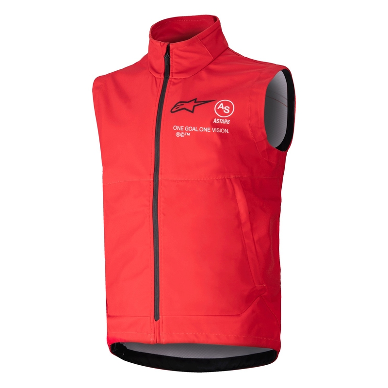 "Alpinestars Techstar" raudona softshell liemenė