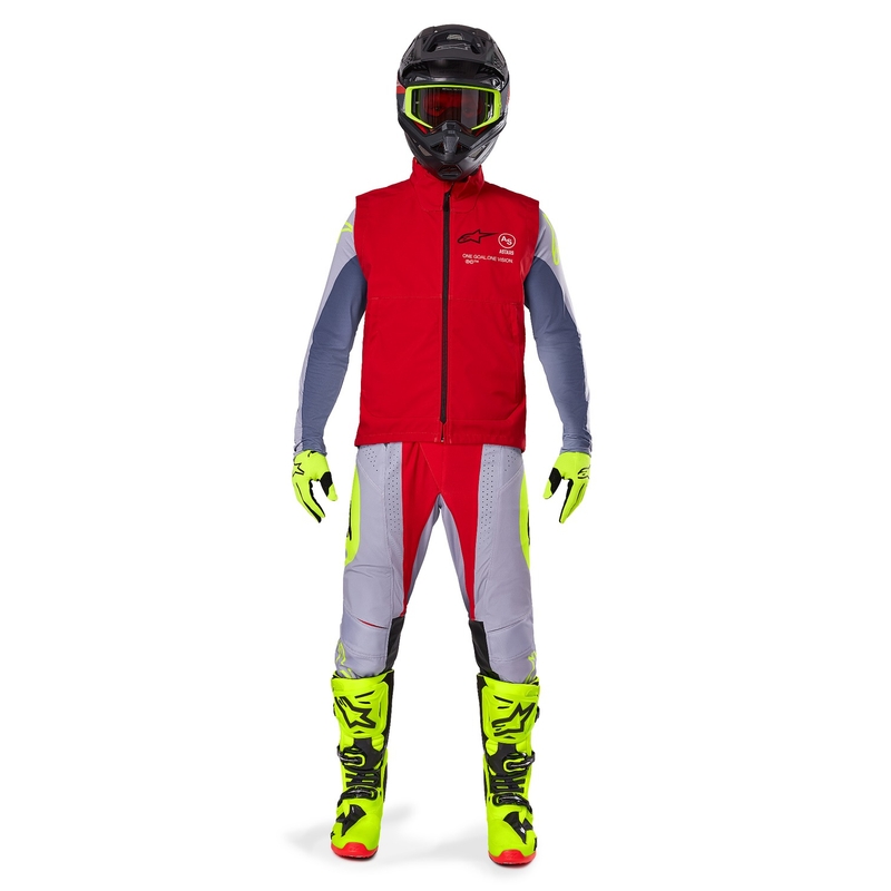 "Alpinestars Techstar" raudona softshell liemenė