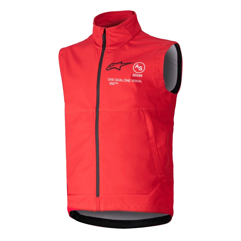 Alpinestars Techstar raudona vaikiška softshell liemenė