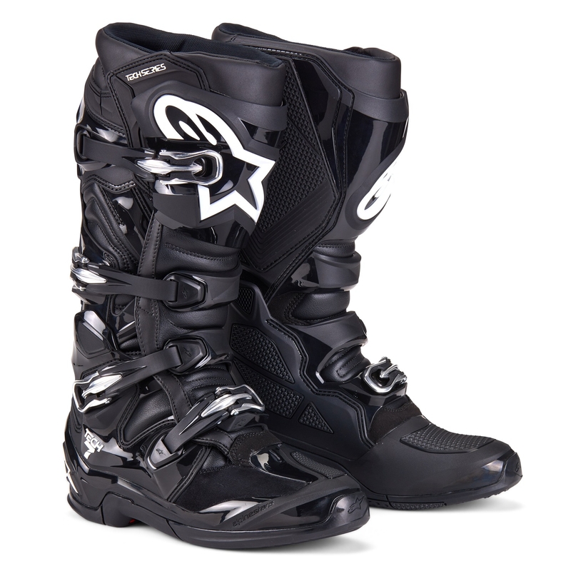 Alpinestars Tech 7 motociklininko batai juodi