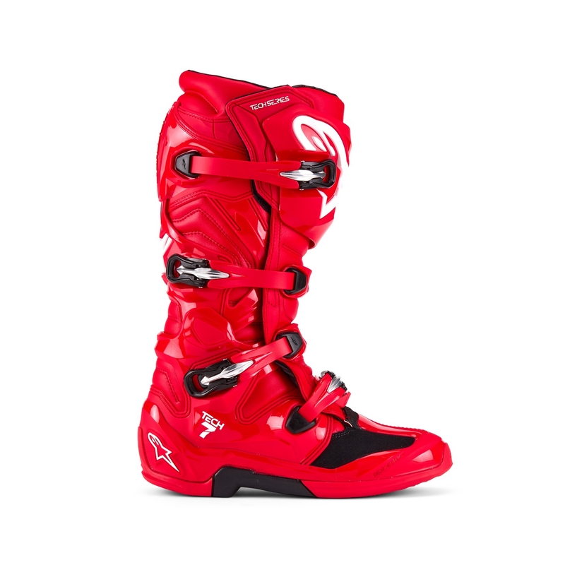 "Alpinestars Tech 7" motociklininkų batai Raudona