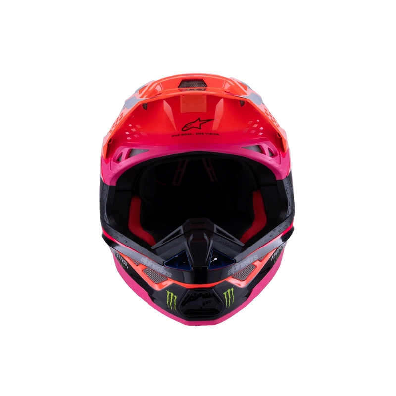 Alpinestars Supertech S-M10 motokroso šalmas HAIDEN DEEGAN fluo orange-purple-pink-green