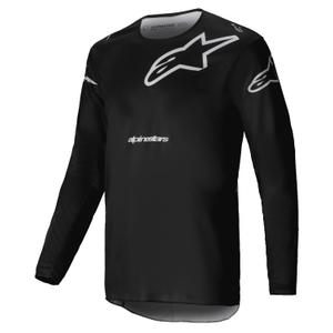 Alpinestars Racer Graphite motokroso marškinėliai juodai pilki