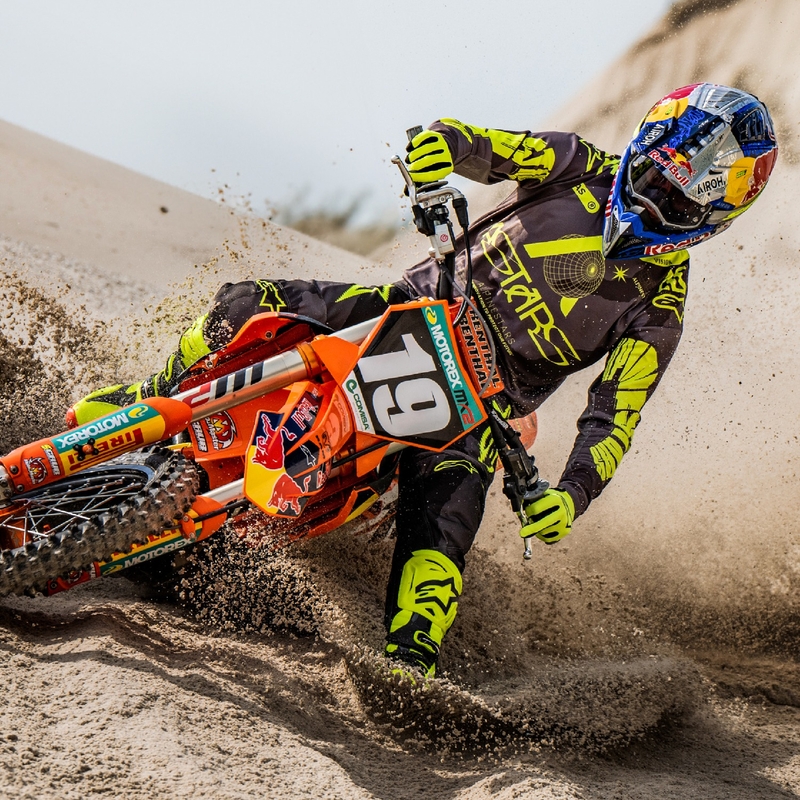 Alpinestars Racer Hollow tamsiai kamufliažiniai-fluo geltoni motokroso marškinėliai