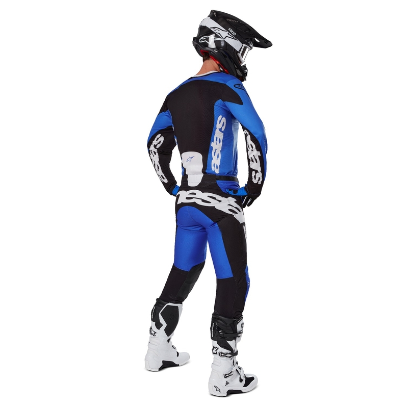Motokrosové kalhoty Alpinestars Racer Veil modro-černé