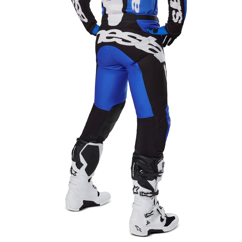 Motokrosové kalhoty Alpinestars Racer Veil modro-černé