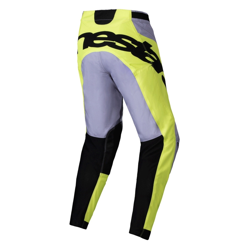 Alpinestars Racer Veil motokroso kelnės pilka-fluo geltona