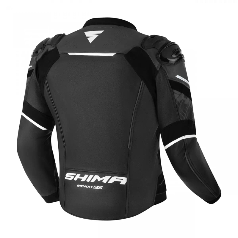 Odinė motociklininko striukė Shima Bandit 2.0 black