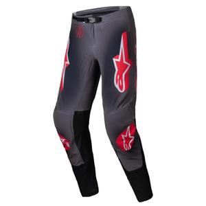 Alpinestars Supertech Lipan Smoke Red motokroso kelnės