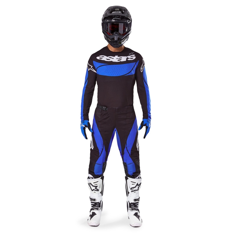 Motokrosové kalhoty Alpinestars Techstar Dreem černo-modré