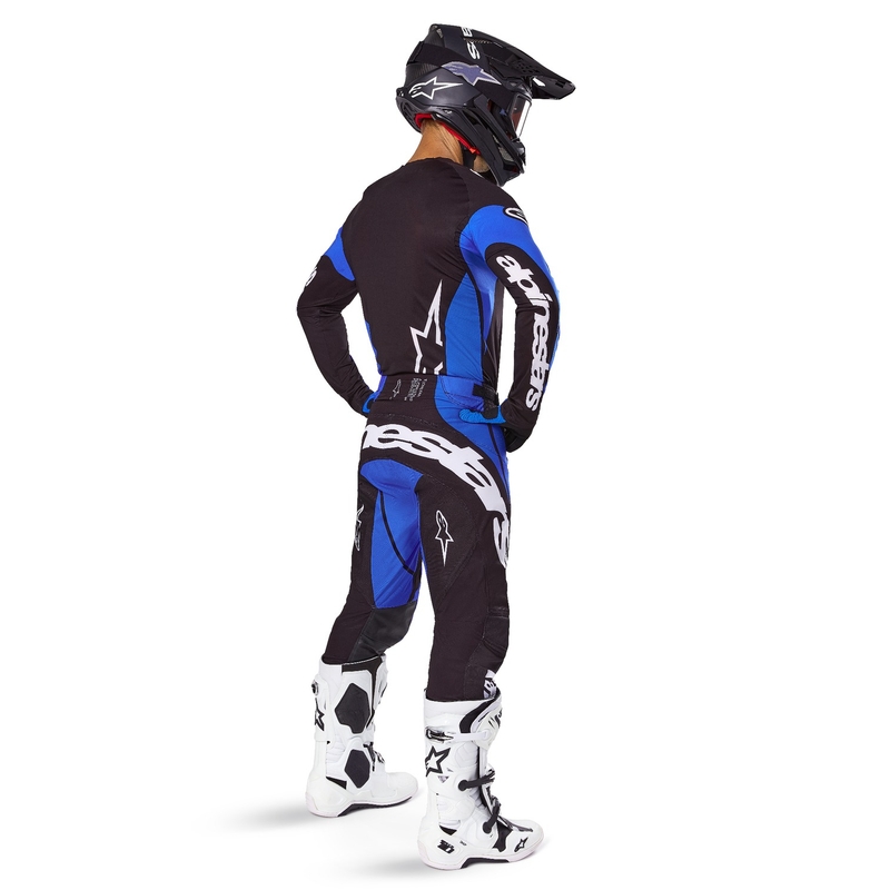 Motokrosové kalhoty Alpinestars Techstar Dreem černo-modré