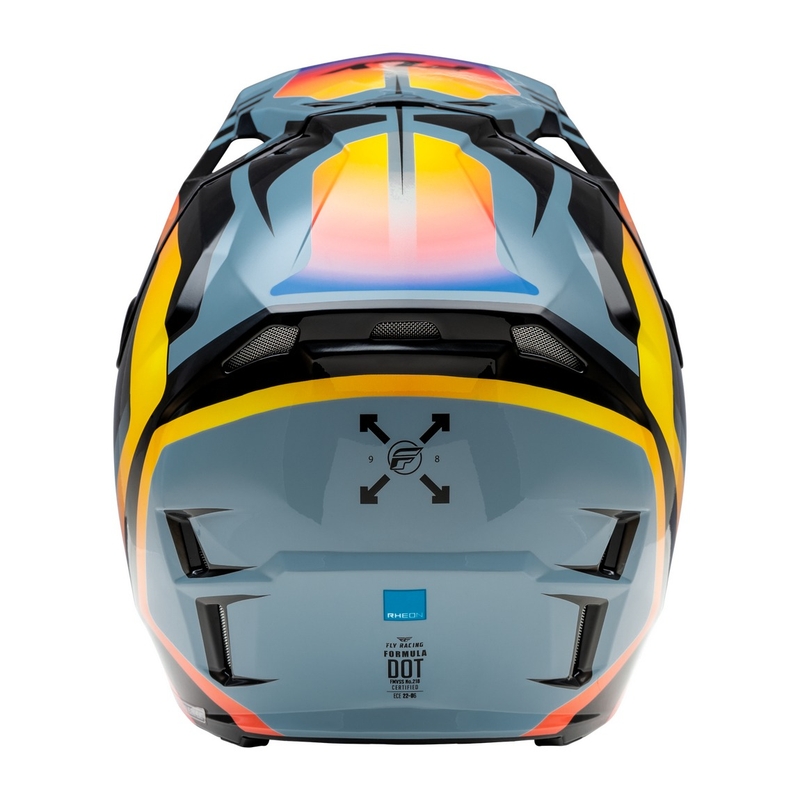 Motokroso šalmas FLY Racing Formula CP black-grey-rainbow