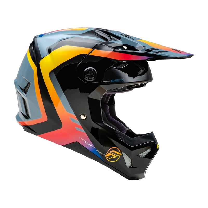 Motokroso šalmas FLY Racing Formula CP black-grey-rainbow