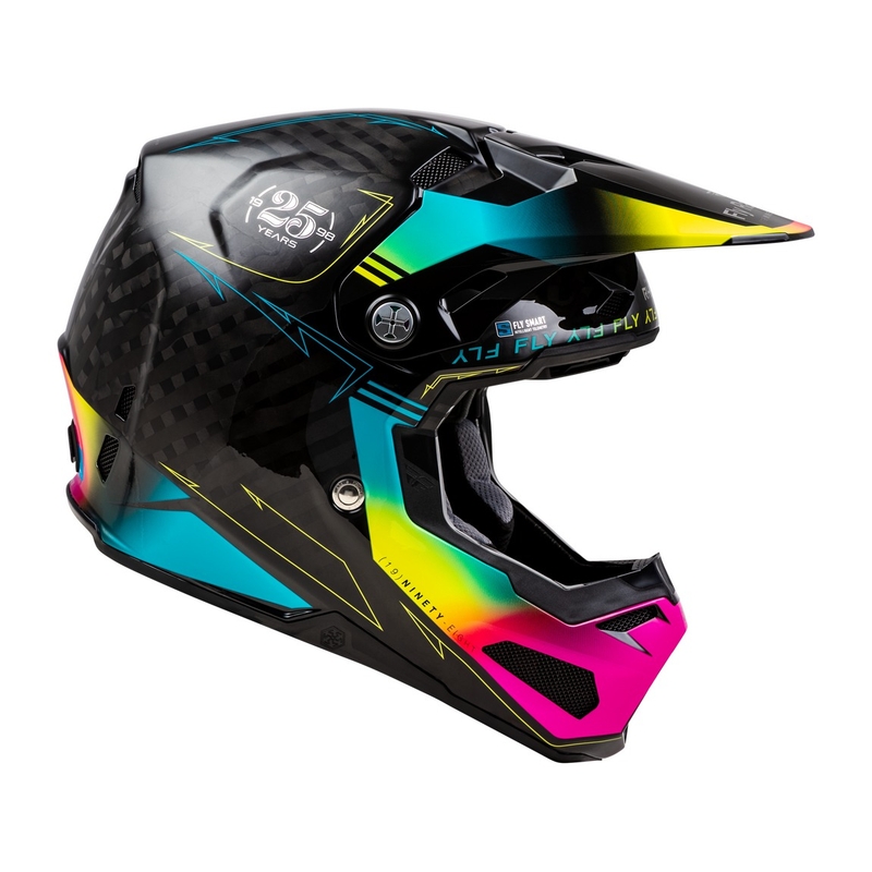 Motokrosová helma FLY Racing Formula S černo-modrá