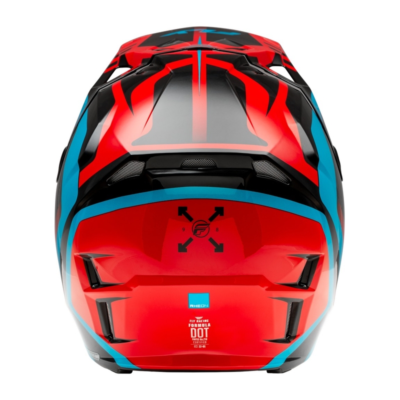 Motokroso šalmas FLY Racing Formula CP raudona-juoda-mėlyna