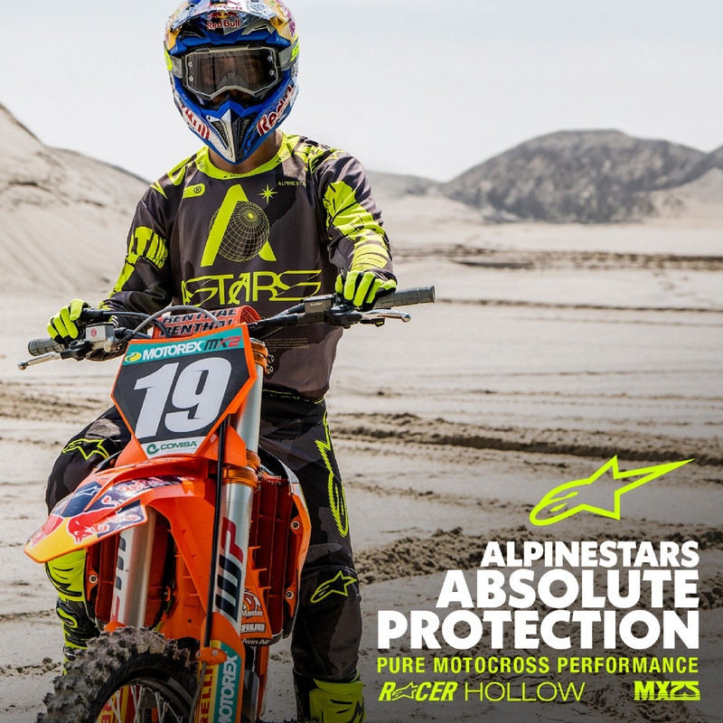 Alpinestars Racer Hollow Motokroso kelnės tamsiai kamufliažinės-fluo geltonos