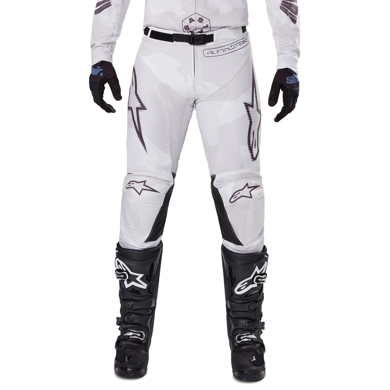 Alpinestars Racer Hollow motokroso kelnės, šviesios, kamufliažinės, rudos spalvos
