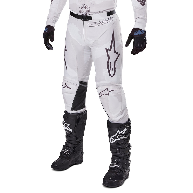 Alpinestars Racer Hollow motokroso kelnės, šviesios, kamufliažinės, rudos spalvos