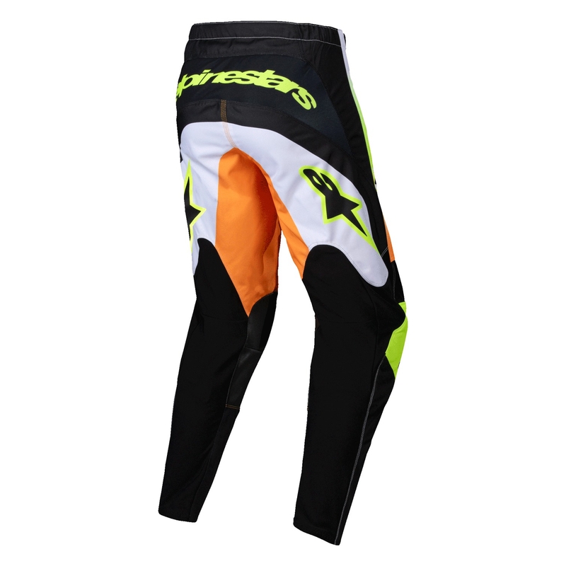 Alpinestars Fluid Wurx motokroso kelnės geltonos ir juodos spalvos