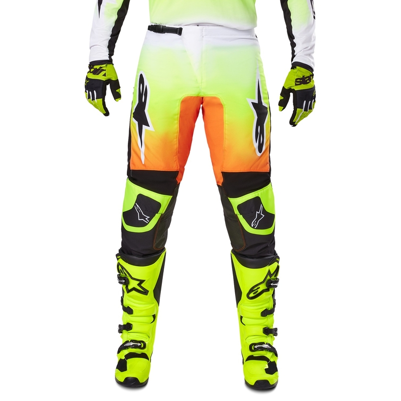 Alpinestars Fluid Wurx motokroso kelnės geltonos ir juodos spalvos