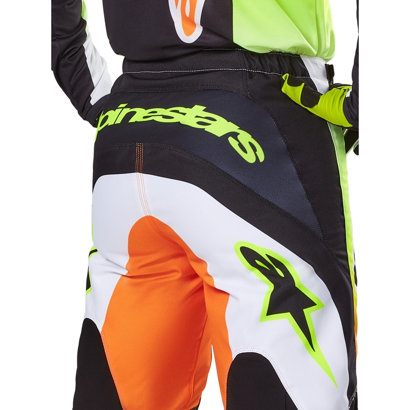 Alpinestars Fluid Wurx motokroso kelnės geltonos ir juodos spalvos
