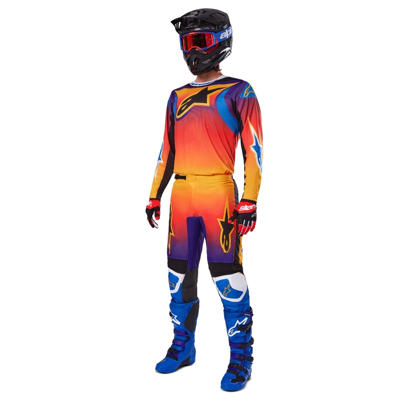 Alpinestars Fluid Wurx įvairiaspalvės motokroso kelnės