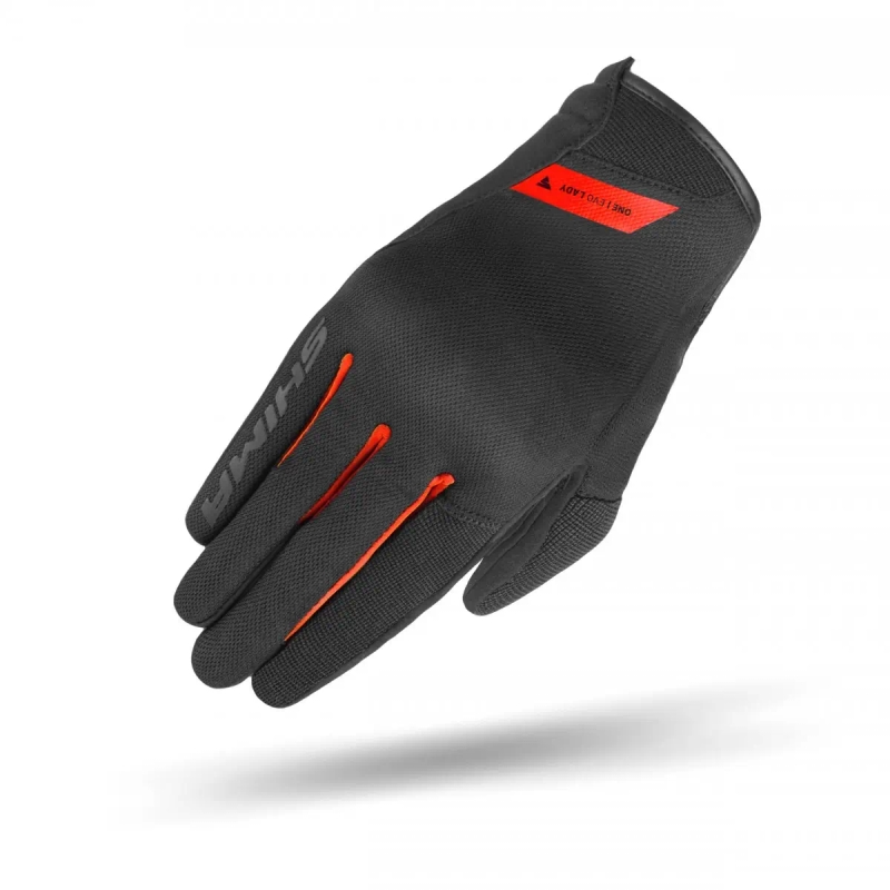 Moteriškos pirštinės Shima One EVO Black-Red Motociklininko pirštinės