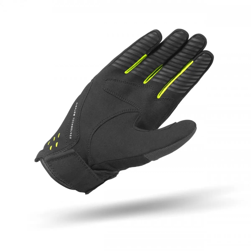 Vaikiškos motociklininko pirštinės Shima One EVO black-fluo yellow