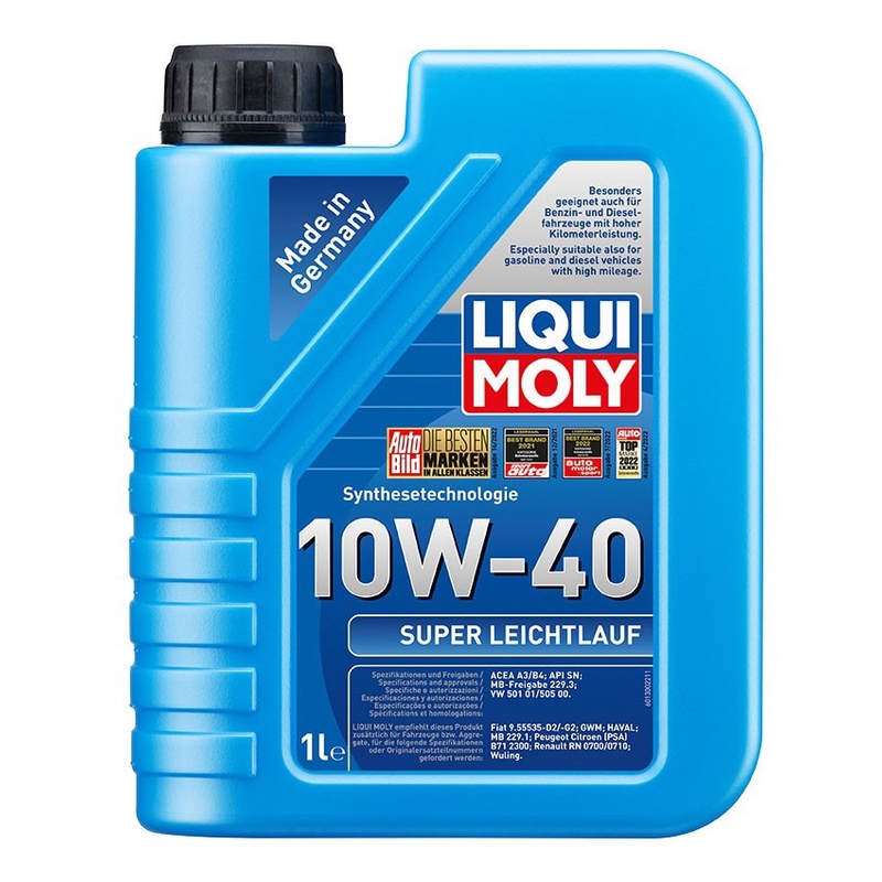 LIQUI MOLY Super Leichtlauf 10W-40 sintetinė variklinė alyva 1 l