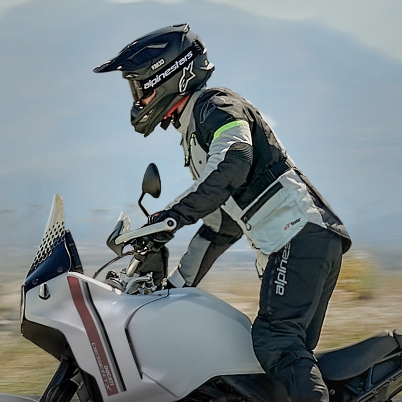 Alpinestars Bogota PRO Drystar pilkai juoda-juoda-fluo geltona motociklininko striukė