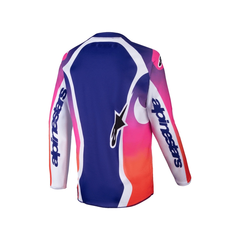 Vaikiški motokroso marškinėliai Alpinestars Racer Wurx multicolor-white