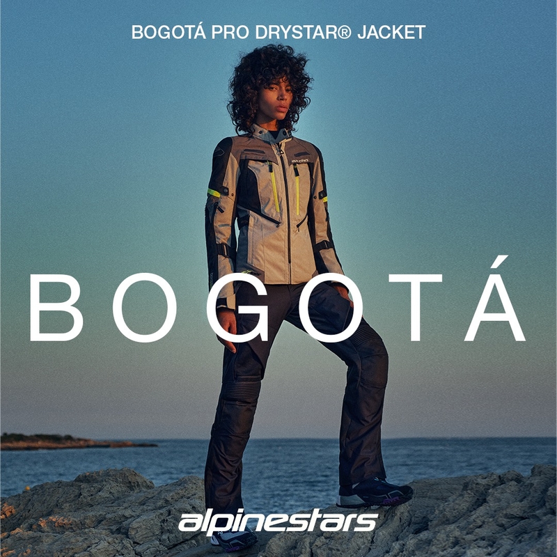 Alpinestars Stella Bogota PRO Drystar moteriška motociklininko striukė Black