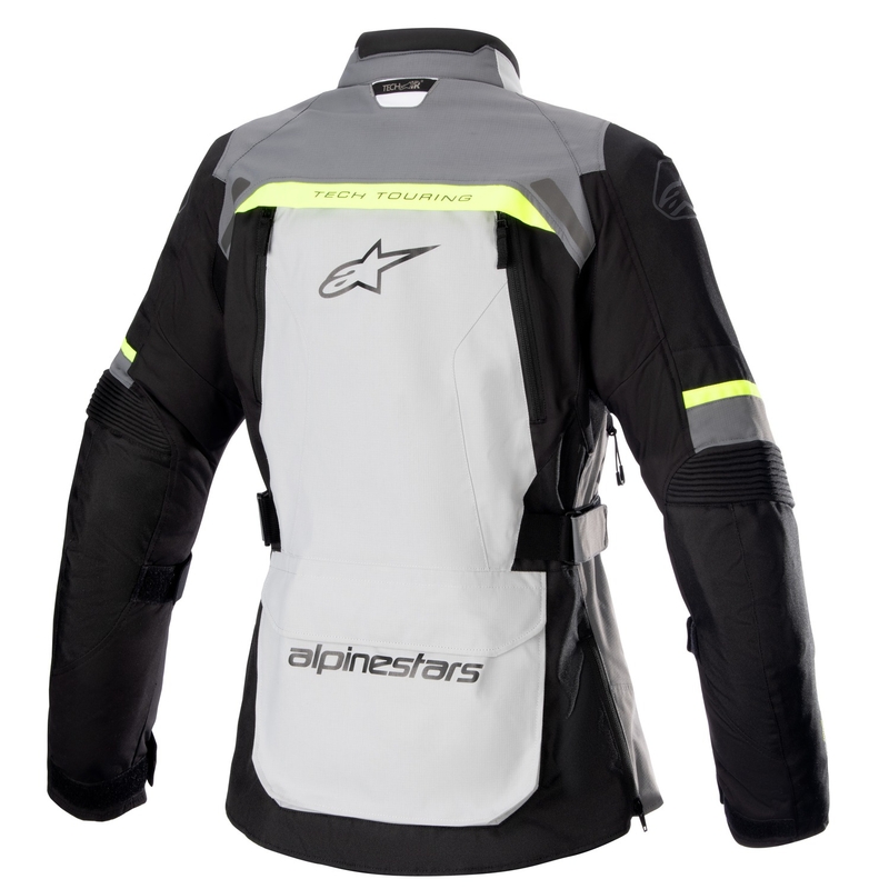 Alpinestars moteriška motociklininko striukė Stella Bogota PRO Drystar Grey-Black-Fluo Yellow