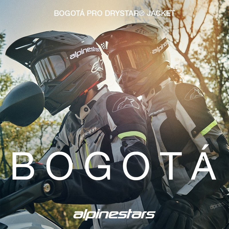Alpinestars Bogota Pro Drystar 3 Season Grey-Black-Fluo Yellow motociklininko kelnės