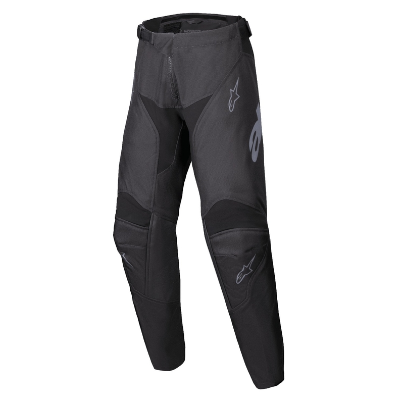 Alpinestars Racer Graphite Vaikų motokroso kelnės juodai pilkos spalvos