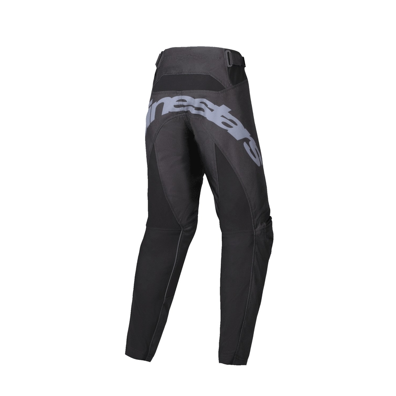 Alpinestars Racer Graphite Vaikų motokroso kelnės juodai pilkos spalvos