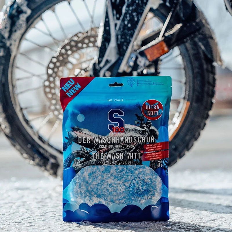S100 Mikropluošto skalbimo pirštinė
