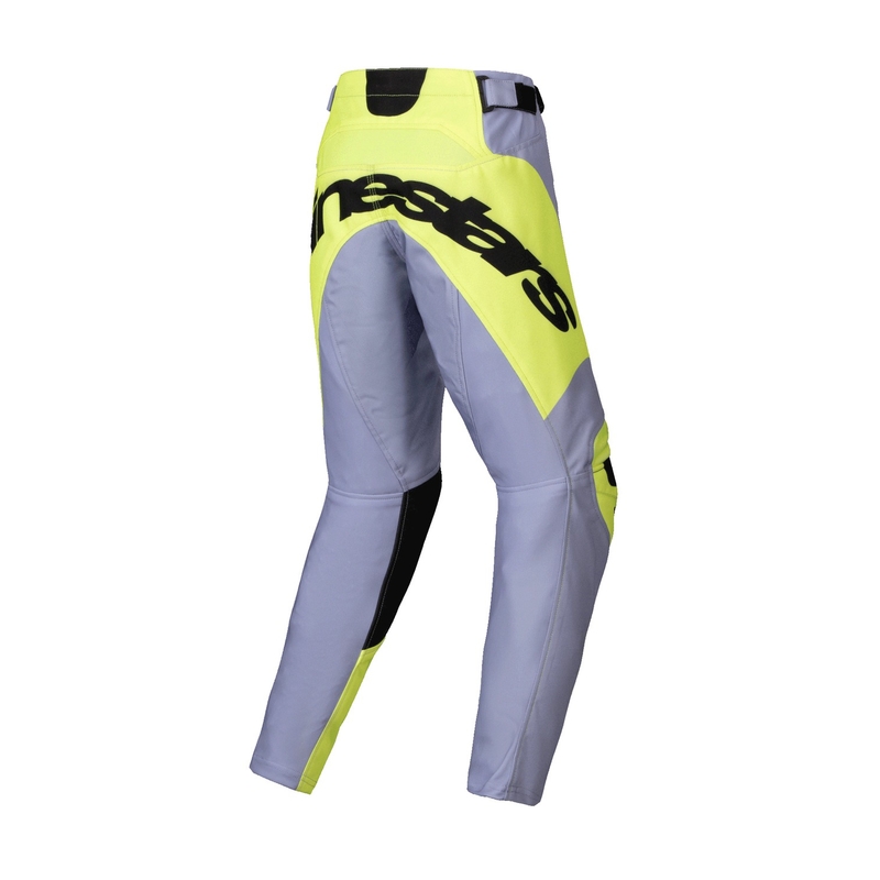 Alpinestars Racer Veil vaikiškos motokroso kelnės pilka-fluo geltona
