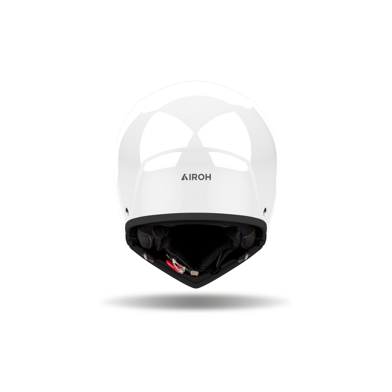 Modulinis motociklininko šalmas Airoh J110 Spalva blizgi balta