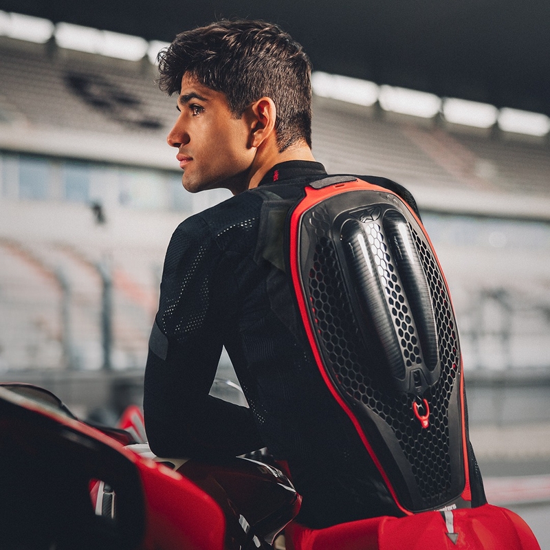 Oro pagalvių liemenė Alpinestars TECH-AIR®7X sistema juoda-raudona išpardavimas