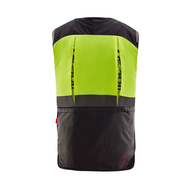 "Alpinestars TECH-AIR®3" sistemos fluo geltonai juoda liemenė su oro pagalvėmis