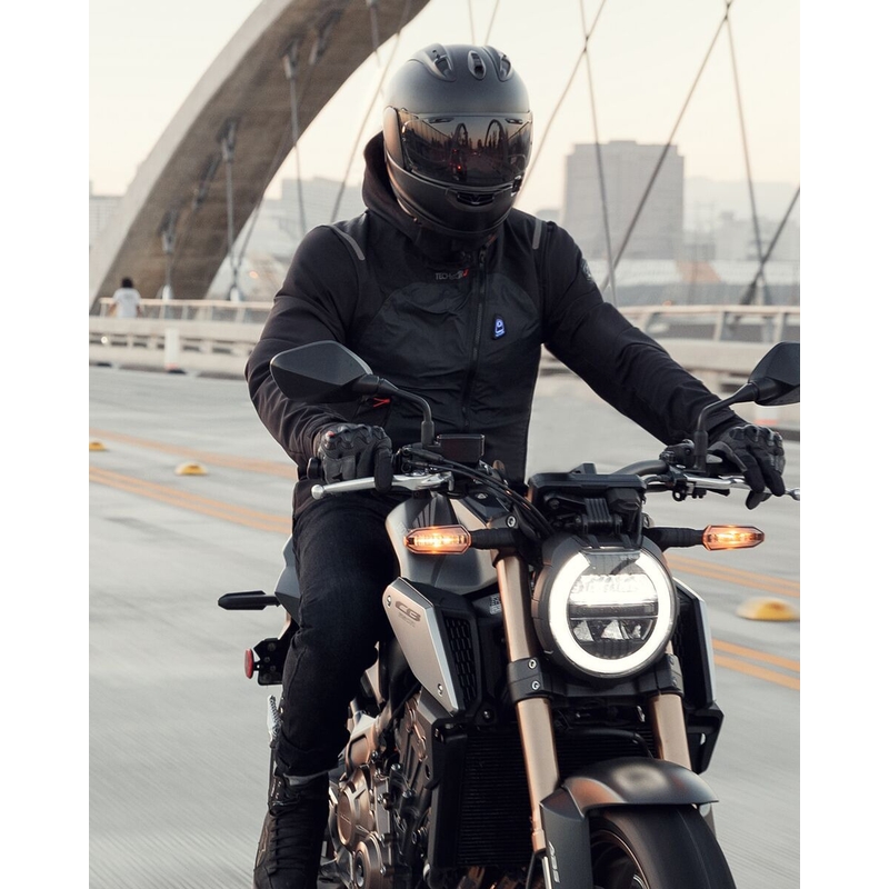 "Alpinestars TECH-AIR®3" sistemos fluo geltonai juoda liemenė su oro pagalvėmis