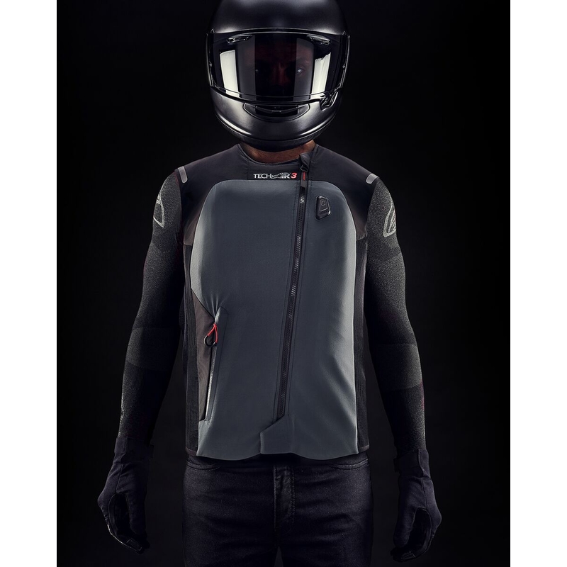 "Alpinestars TECH-AIR®3" sistemos fluo geltonai juoda liemenė su oro pagalvėmis