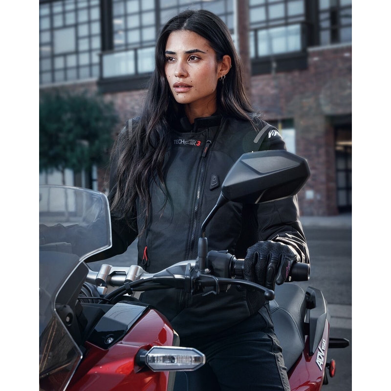 Alpinestars Stella TECH-AIR®3 system moteriška liemenė su oro pagalve juoda-tamsiai pilka