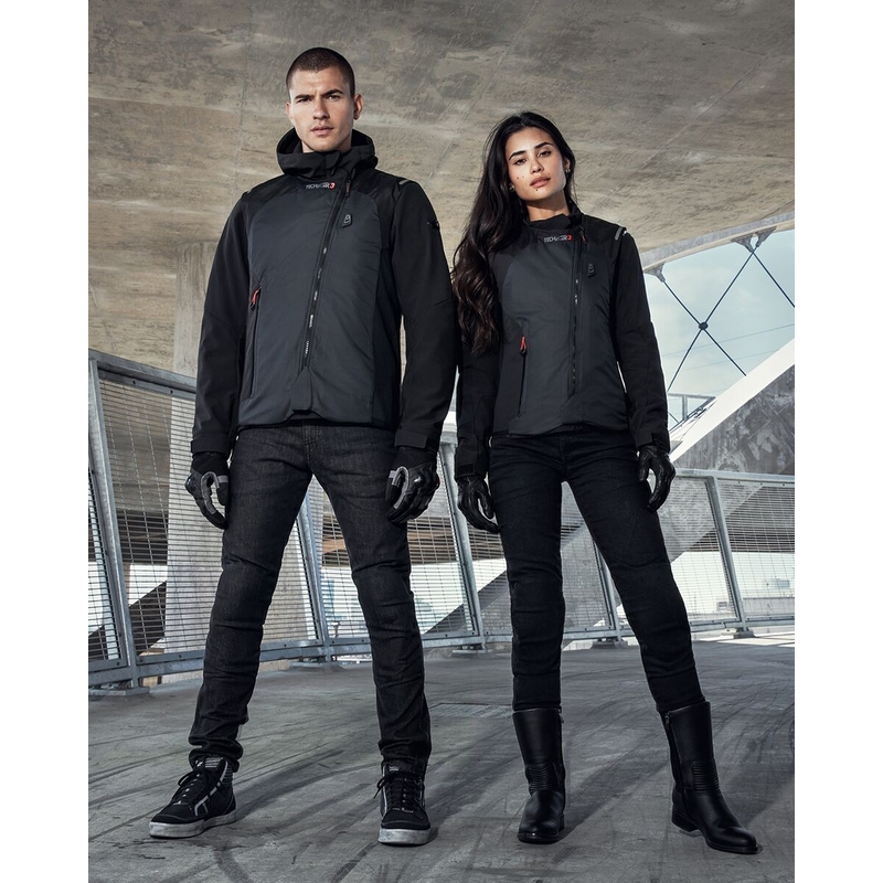 Alpinestars Stella TECH-AIR®3 system moteriška liemenė su oro pagalve juoda-tamsiai pilka