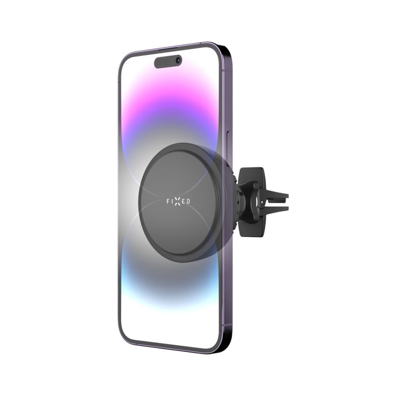 FIXED MagCool belaidžio įkrovimo laikiklis su aktyviu aušinimu ir MagSafe laikikliu juodas 15W