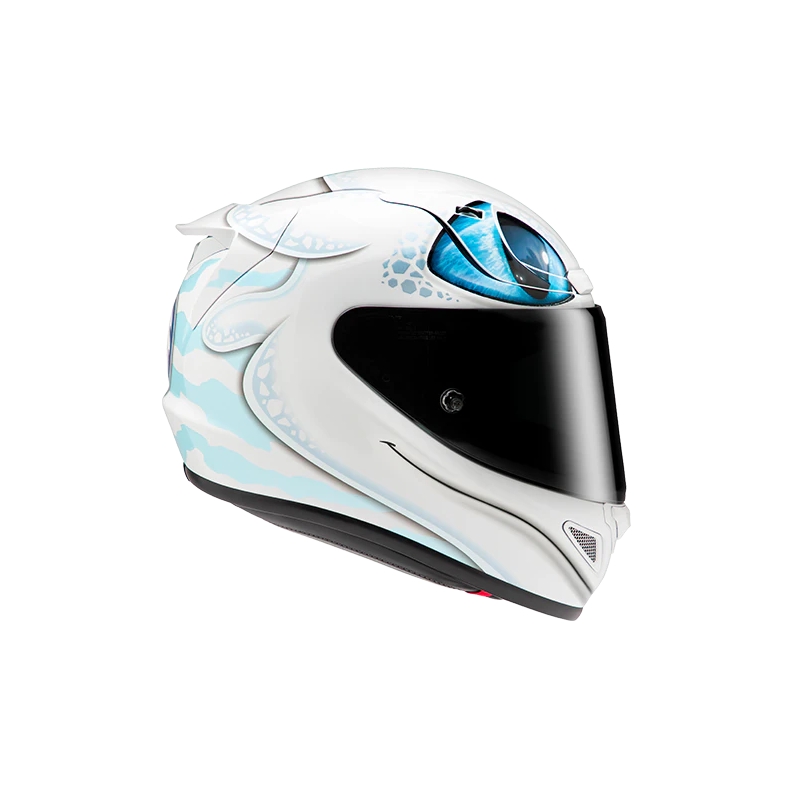 Integruotas šalmas HJC RPHA 12 Light Fury Universal baltai mėlynas išpardavimas