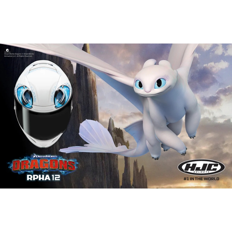 Integruotas šalmas HJC RPHA 12 Light Fury Universal baltai mėlynas išpardavimas