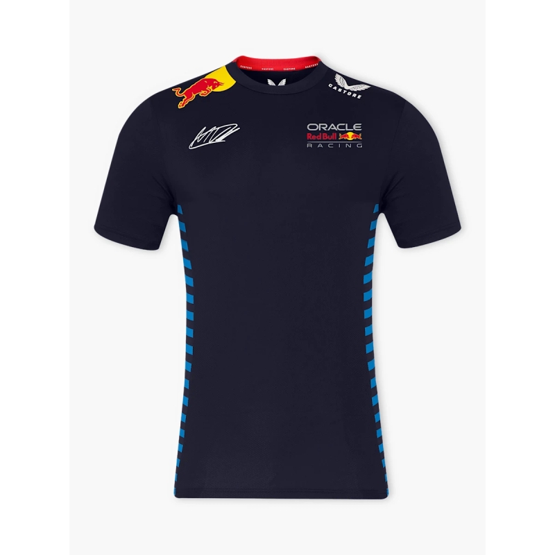Marškinėliai Red Bull Racing F1 Max Verstappen tamsiai mėlyni