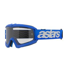Alpinestars Vision Vision Youth Blaze mėlyni vaikiški motokroso akiniai su skaidriais lęšiais